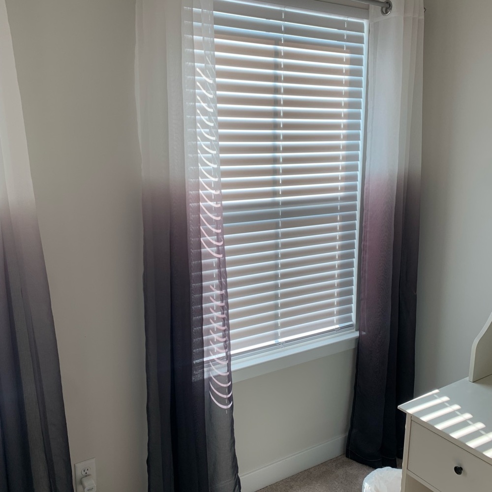 Ombré curtains
